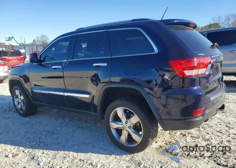 2012 Jeep Grand Cherokee Overland z USA, uszkodzony, nr VIN 1C4RJFCT5CC274844